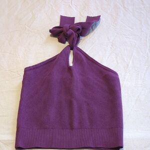 Banana Republic Rich Purple Knit Top